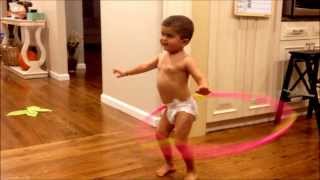 Best Hula Hoop Baby Hula Hooping [upl. by Yrreg]