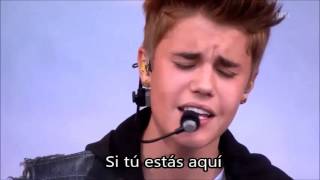 Justin Bieber  Never Let You Go Traducida al español Live [upl. by Ahcropal20]