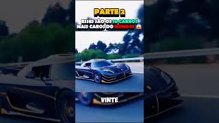 Essa é a lista de carros mais caros do mundo 😱💵shorts fypシ゚ fouyou carrosdeluxo [upl. by Damali]