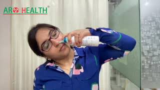 Quick Guide to use Nasal wash and Nasal Spray [upl. by Barton]