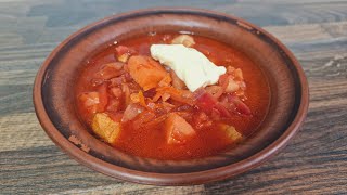 Echter ukrainischer BORSCH Rezept aus der Zentralukraine Lecker und befriedigend [upl. by Meehsar]