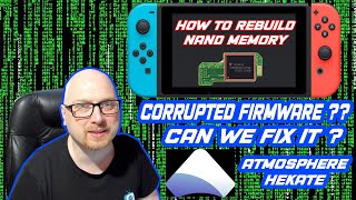 Rebuilding firmware emmc memory Nintendo Switch [upl. by Studner]