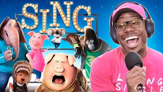 I Watched SING For The FIRST TIME amp It Turned Into A TRY NOT TO SING CHALLENGE [upl. by Idet]