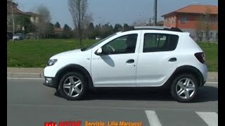 Prova Dacia Sandero Stepway  Motor News n° 28 2016 [upl. by Enelie966]