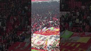 Unfurling The Kops HUGE surfer flag at Anfield lfc [upl. by Farnsworth]