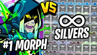 1 Morph Player In The WORLD vs INFINITE SILVERS [upl. by Anicul823]