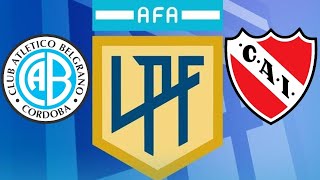 Belgrano vs Independiente Liga Profesional de fútbol [upl. by Nnayelhsa]