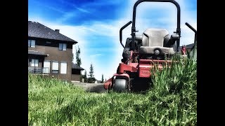 Acreage Jungle Cut  Lawn Mowing in Parkland County [upl. by Leon]