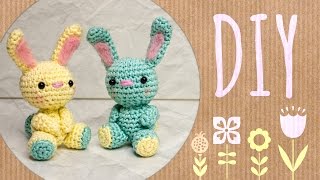 Hase häkeln · Häkelanleitung  Amigurumi by justMiko [upl. by Aitetel]