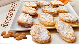 RICCIARELLI pasticcini alle Mandorle e Arancia tipici Natalizi 🎄 facili e veloci GLUTEN FREE [upl. by Candyce]