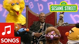 Sesame Street B B King The Letter B Song [upl. by Bryna470]