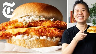 The Best Homemade Fried Fish Fillet Sandwich  Sue Li  NYT Cooking [upl. by Benedicta830]