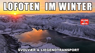 815 NEU Warterei am Fußballplatz Die winterlichen Lofoten bei 7°C  Svolvær amp Henningsvær [upl. by Gardol]