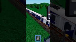 Class 345 departs Porter North ro scale roblox [upl. by Aicemed]