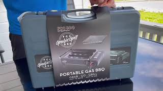 Portable Gas BBQ Grill FCC Grab n’ Grill  Unboxing [upl. by Esirehs]