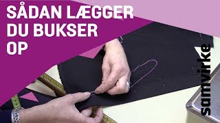 Sådan lægger du bukser op [upl. by Jamille]