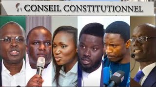 DIRECT  Conseil Constitutionnel Recours des 16 Candidats [upl. by Drusy854]