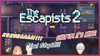 Eng Sub Dokuzuhonsha The Escapists 2 Moment KuzuhaHonma HimawariYashiro Kizuku Nijisanji [upl. by Enitsirhc]