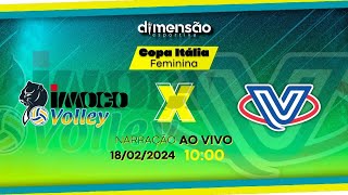 Copa Itália de Vôlei Feminino 2024 Conegliano x Milano NARRAÇÃO AO VIVO  Dimensão Esportiva [upl. by Llerret]