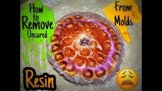 How to remove Uncured Epoxy Resin From Mold  Saving your Expensive MOLDS [upl. by Trilbie924]