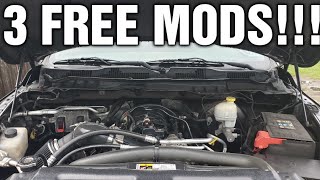 Heres 3 FREE MODS to make your Ram 1500 FASTER at the dragstrip [upl. by Hidie]