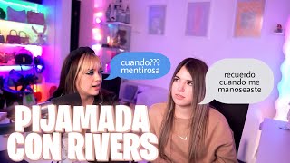 Rivers y Arigameplays hacen Pijamada DIRECTO COMPLETO [upl. by Caterina]