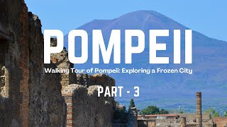 Pompeii Walking Tour  Part 3  Terme Stabiane Stabian Baths  Streets  Italy [upl. by Novej365]