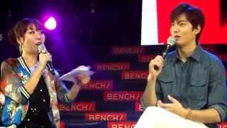 HD Lee MinHo Live in Manila Learning the Language KoreanTagalogEnglish [upl. by Bechler470]