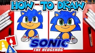 How To Draw Baby Sonic From Sonic The Hedgehog Movie [upl. by Lieberman]