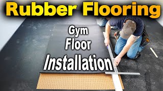 How To Install Gym Rubber Flooring [upl. by Estis]