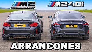 BMW M240i vs BMW M2 ARRANCONES [upl. by Kara-Lynn]