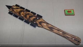 macuahuitl  history and modern version build and use [upl. by Annaik639]