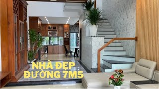 234 Nhà đẹp 3 mê kiên cố đường 7m5 Hoà Xuân thiết kế đẹp full nội thất giá hợp lý vào ở ngay [upl. by Hedwiga]