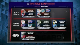 MY NFL WILD CARD PREDICTIONS [upl. by Yarased]