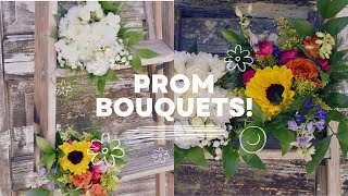 2 Easy Prom Bouquets You Can Make Today [upl. by Vorster]