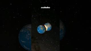 Colidindo dois planetas ciencia astronomia espaço universe [upl. by Assyn]