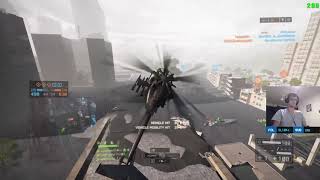 BF4 1591 Flood Zone Scout Heli Gameplay [upl. by Apoor]