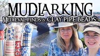 We Make Clay Pipe Beads Mudlarking Medieval Finds [upl. by Htnnek]