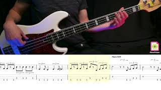 Кино  Троллейбус Bass Cover  Табы amp Ноты [upl. by Resay423]