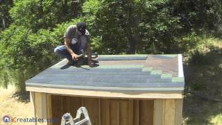 How To Build A Lean To Shed  Part 7  Roofing Install [upl. by Syst246]