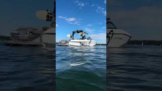 Showing off the thrusters on the 2025 Nautique G23 [upl. by Euqina111]