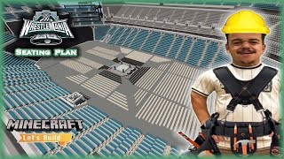 Lets Build WrestleMania 40 seating plan inside Lincoln Financial Field  Minecraft [upl. by Naujal929]