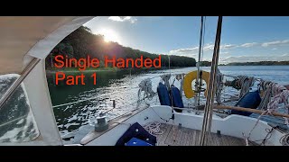 Single Handed sailing around Fyn Denmark Part 1 [upl. by Moyer568]