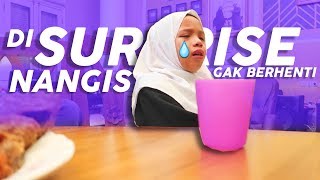 PRANK SURPRISE SALEHA NANGIS Gak Berhenti [upl. by Laen608]