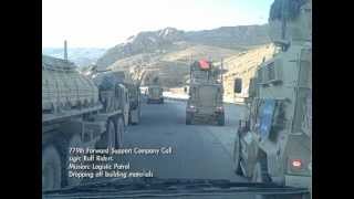 US ARMY Logistics Convoys around Mosul Iraq and other missions [upl. by Ludlew]