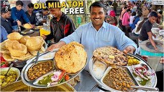 30 Rs Unique Nashta  Tandoori Chole Bhature  Punjabi Street Food India [upl. by Eerat831]