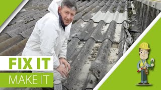 How to repair a profiledasbestos roof cheap for life [upl. by Alec]