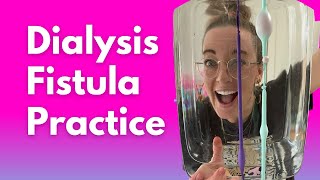 Av Fistula Cannulation Training Fun And Easy [upl. by Affay]