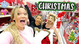 Girls Christmas Shopping at Target Vlogmas Day 3 [upl. by Sucram300]