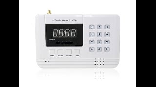 GSM беспроводная сигнализация GSM Alarm System SGA9902E комплект с беспроводными датчиками [upl. by Ingvar290]